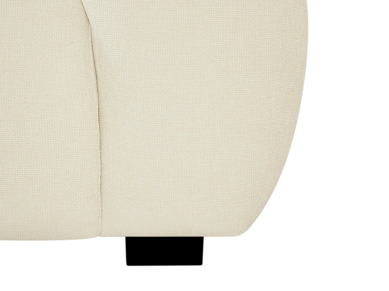 Tweezitsbank van beige stof BERENIA