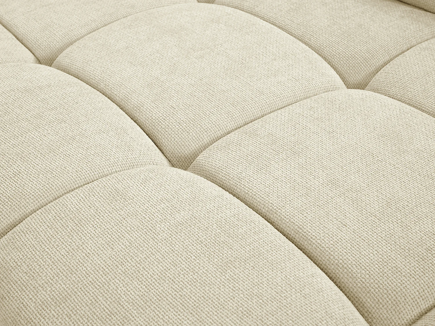 Sofá rinconera derecha relax eléctrico de tela beige MOLPICA