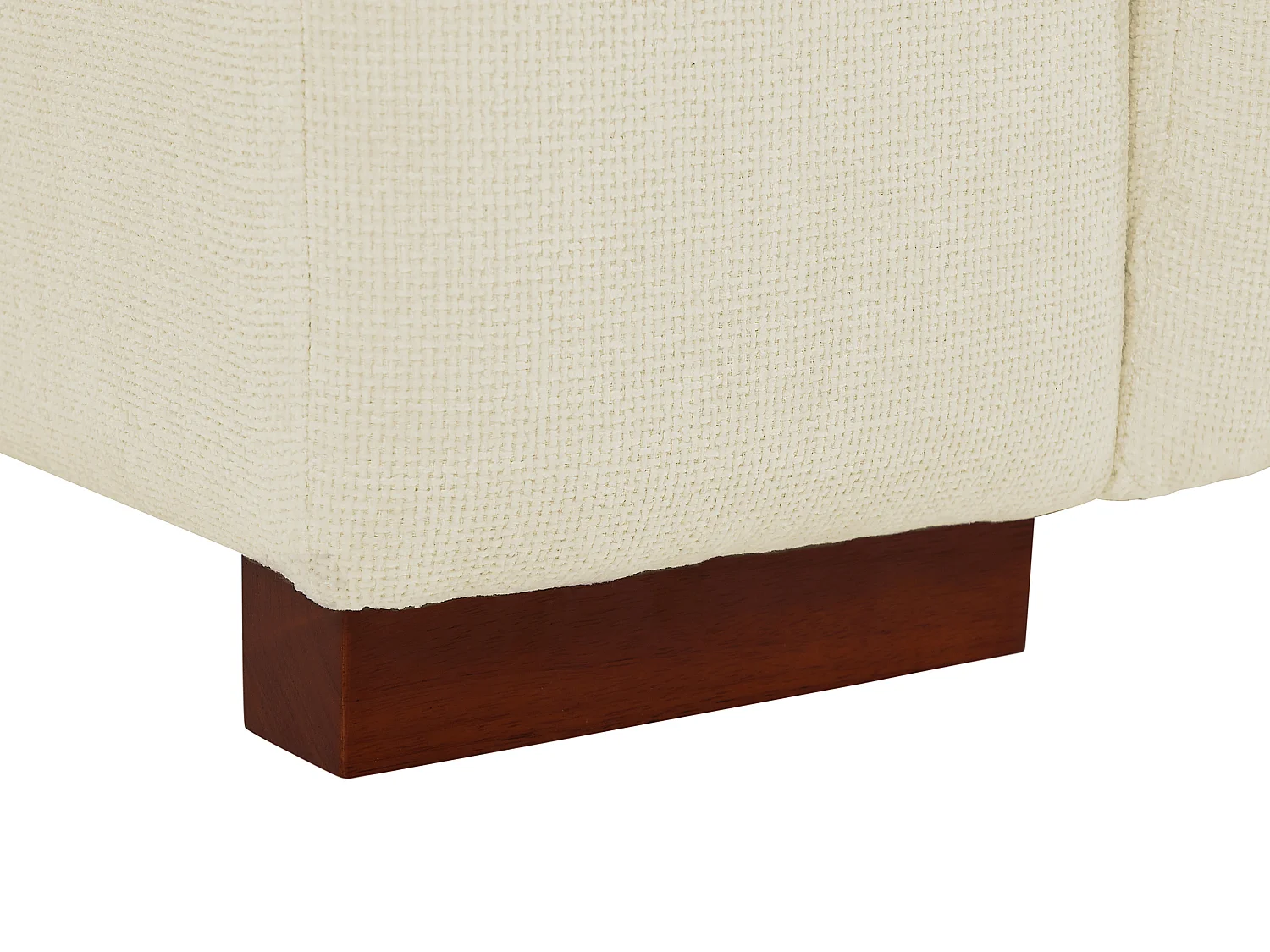 Sofá rinconera derecha relax eléctrico de tela beige MOLPICA