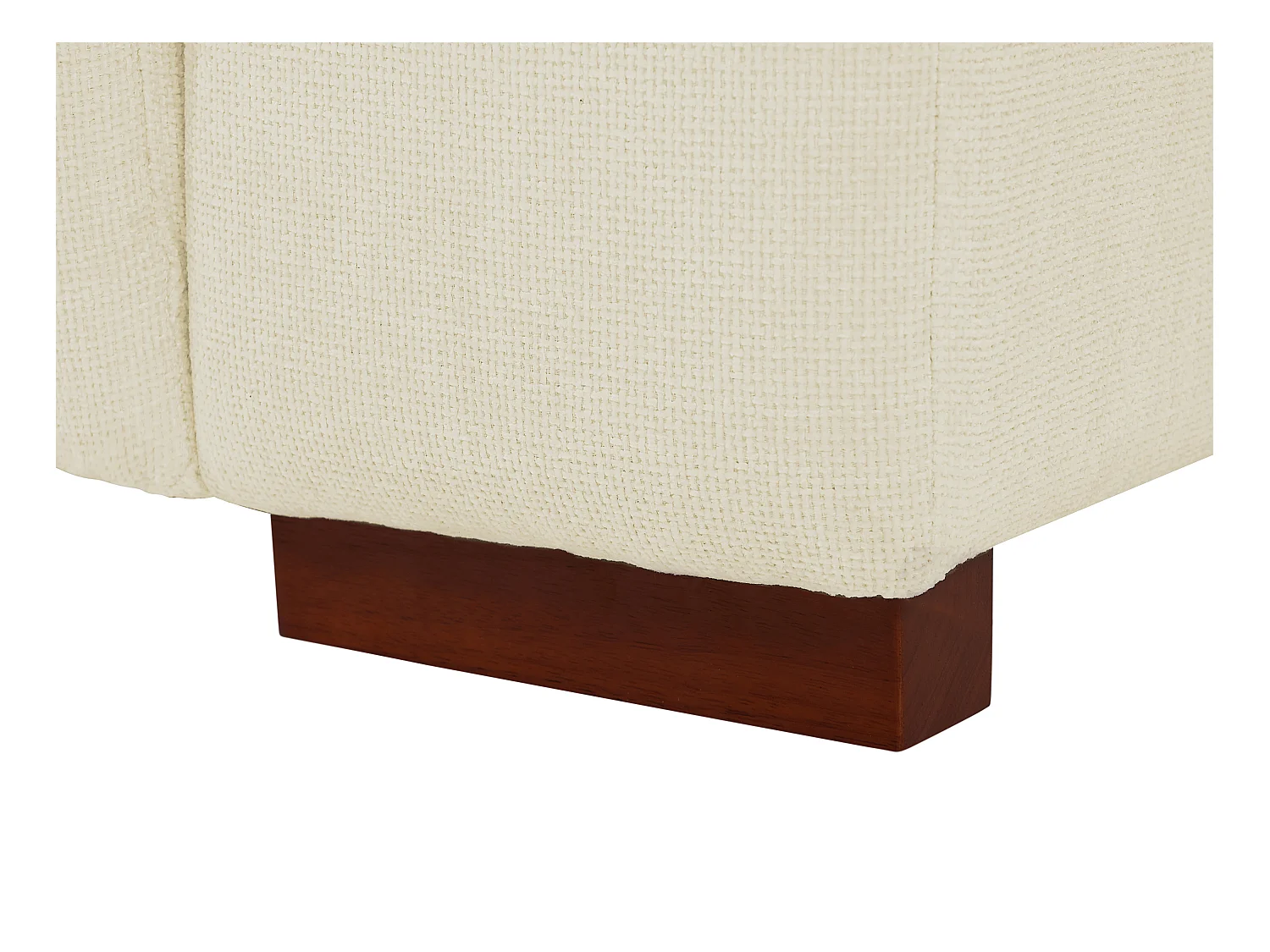 Canapé d'angle gauche relax électrique en tissu beige MOLPICA