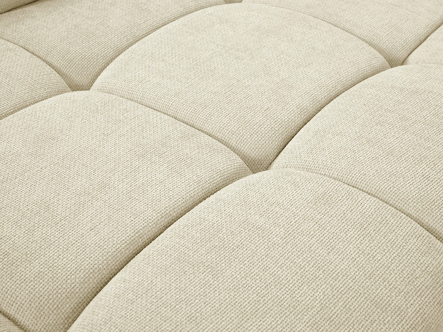 Divano  relax elettrico in Tessuto Beige - Angolo a sinistra - MOLPICA