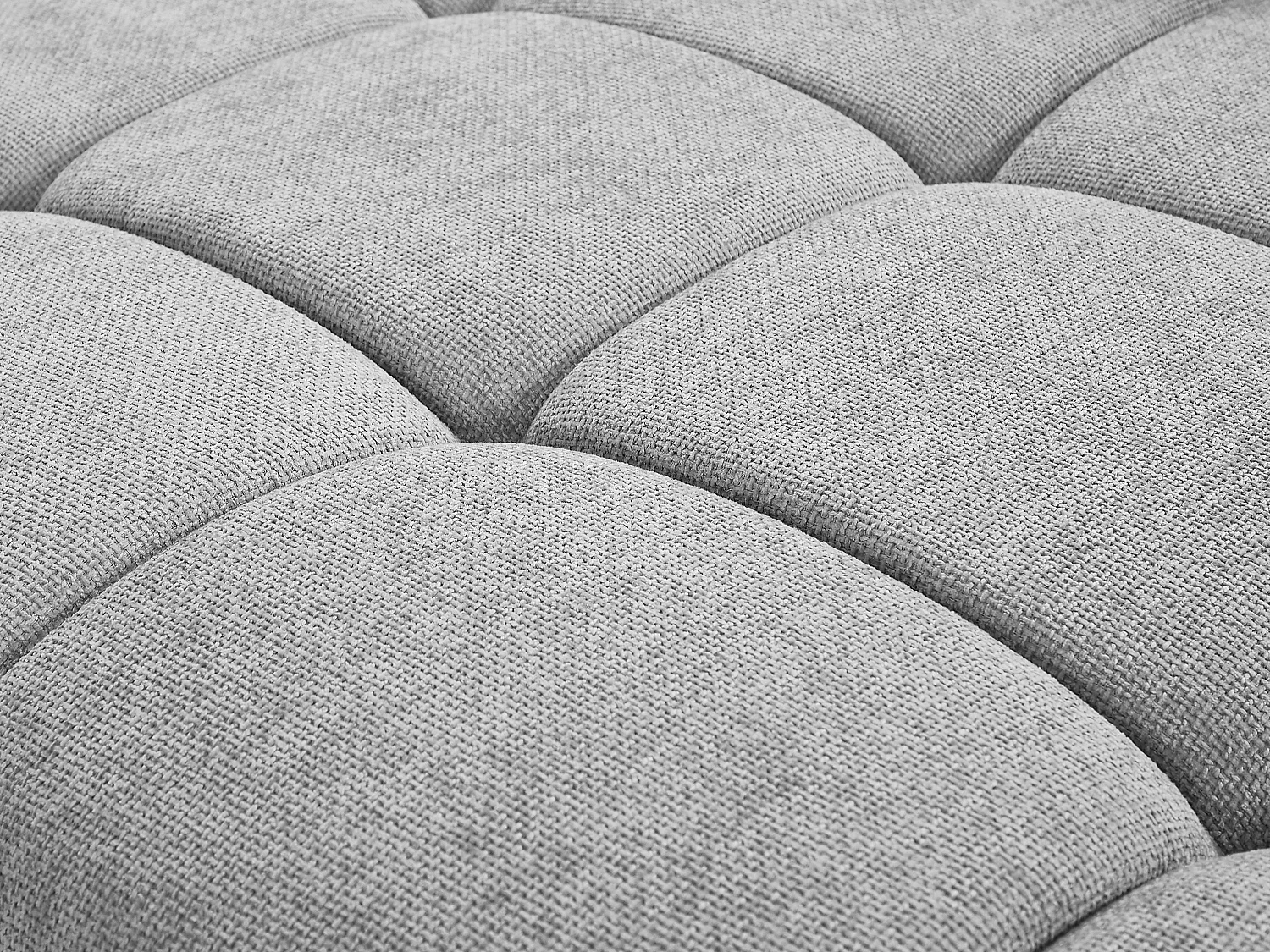 Eckrelaxsofa elektrisch - Ecke rechts - Stoff - Hellgrau - MOLPICA