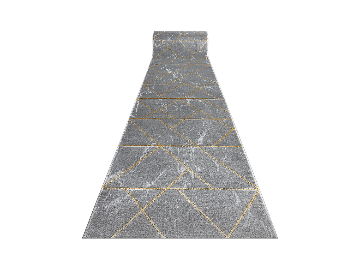 Tapis de couloir EMERALD exclusif 1012 glamour, élégant marbre, géo 80x100 cm