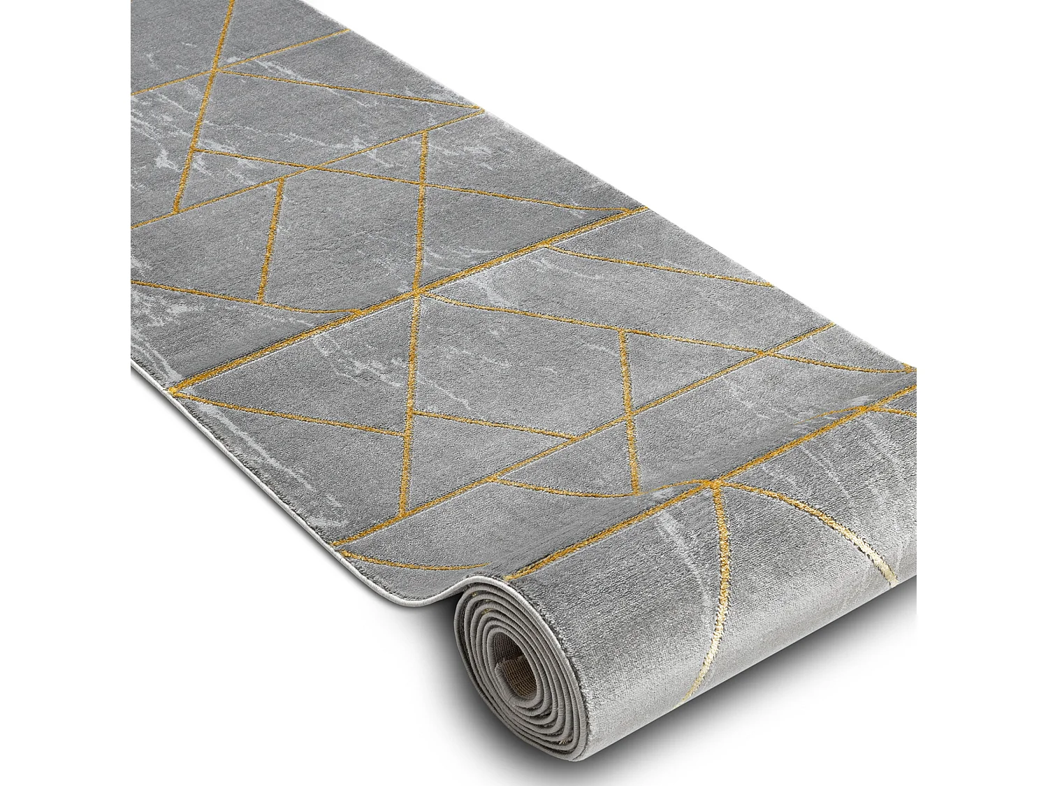 Passadeira EMERALD exclusivo 1012 glamour, à moda mármore, geométri 80x100 cm