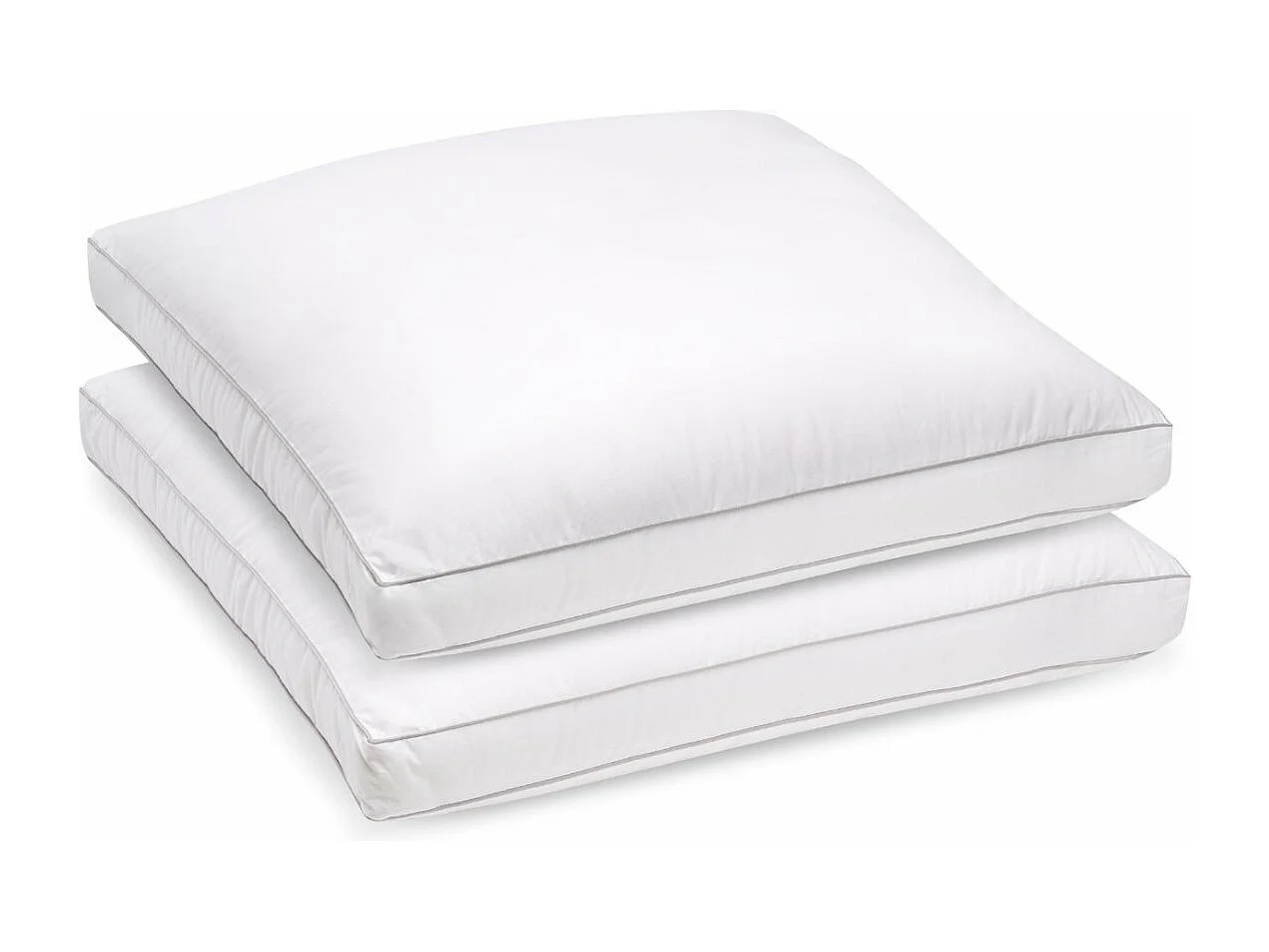 Lot de 2 oreillers 65x65cm souples Sensation Duvet Premium gonflants