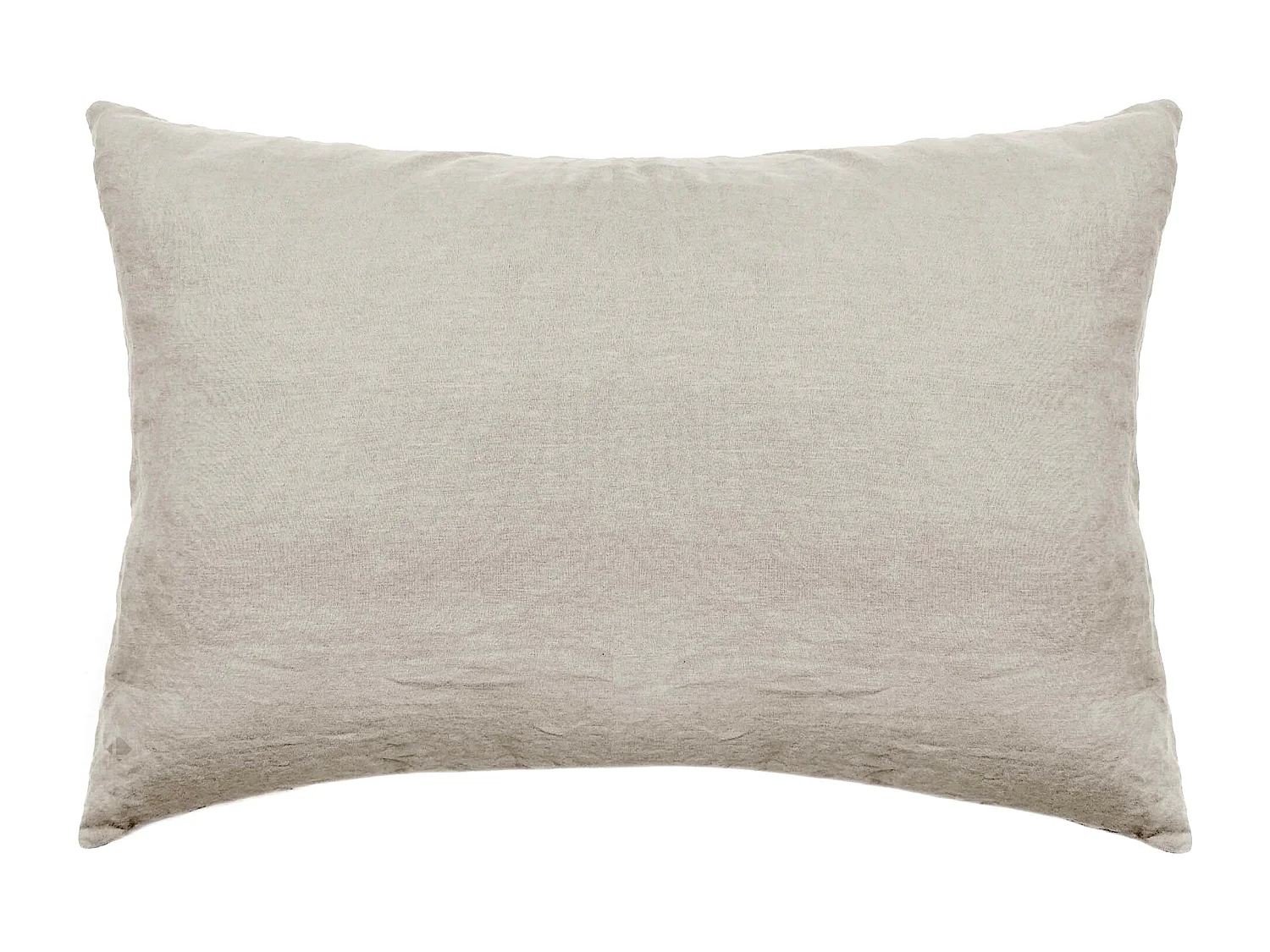 Taie d'oreiller 50x70 cm pur coton lavé PALACE beige lin