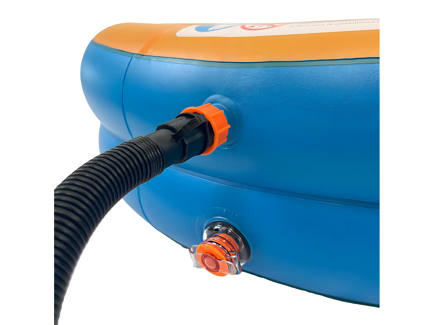 Waterclip - Piscine gonflable à bulles pour enfant Ø105x23cm avec gonfleur