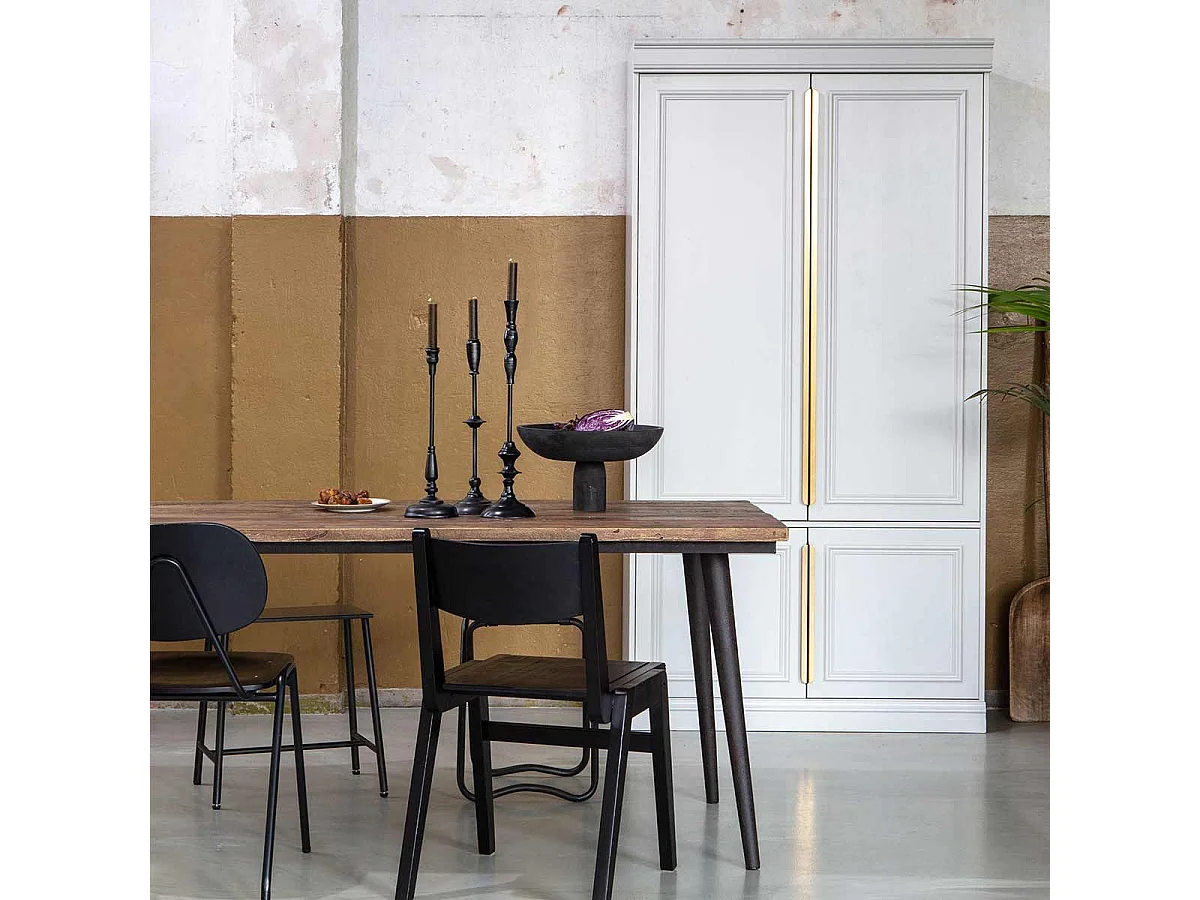 Table à manger bois et métal 180cm GUILD