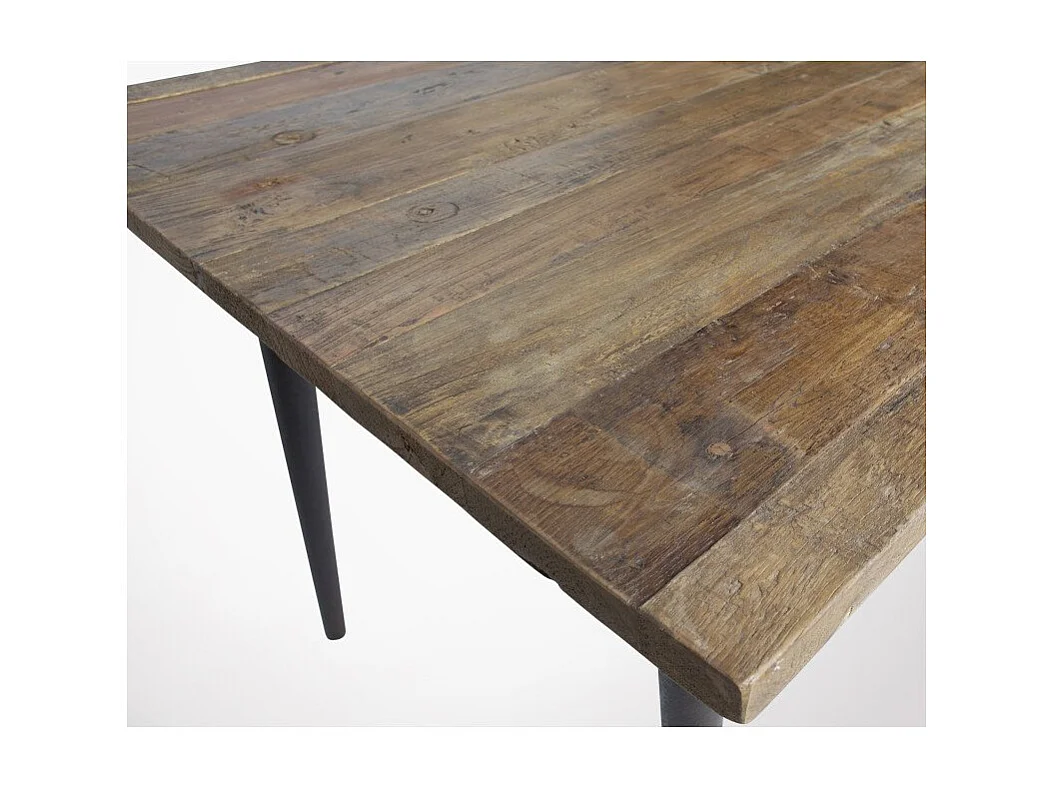Table à manger bois et métal 180cm GUILD