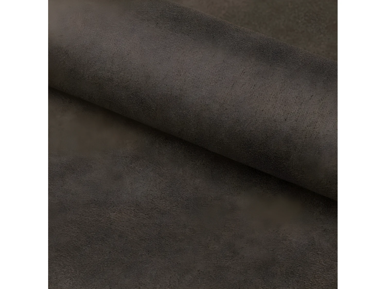 Cabezon - Lot de 2 tabourets de bar en tissu et métal H59-80cm - Gris