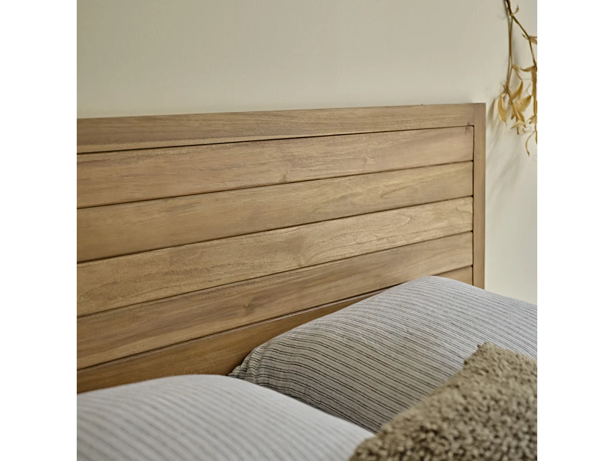 Tête de lit en teck massif 160 cm