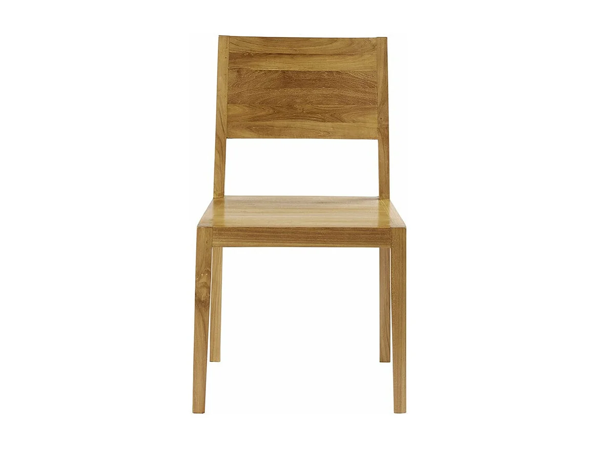 Chaise en bois de teck massif