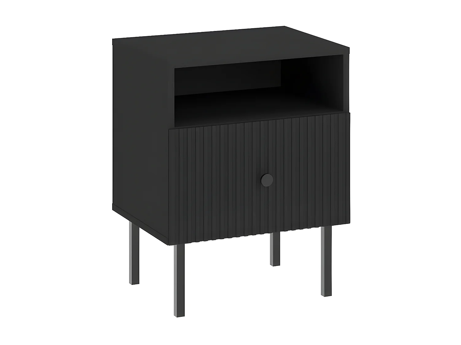 Table de chevet VIENA 1 Tiroir Gris