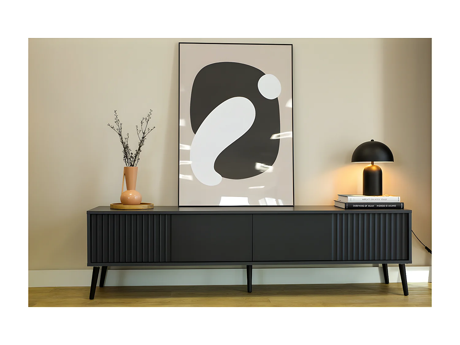 Meuble TV Barcelona - 180 CM Gris