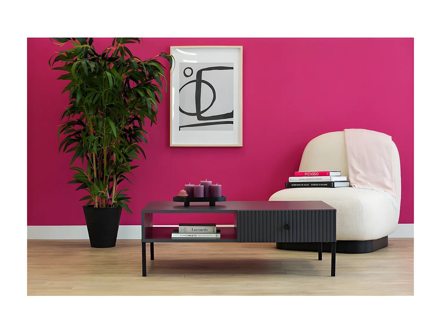 TABLE BASSE VIENA Gris