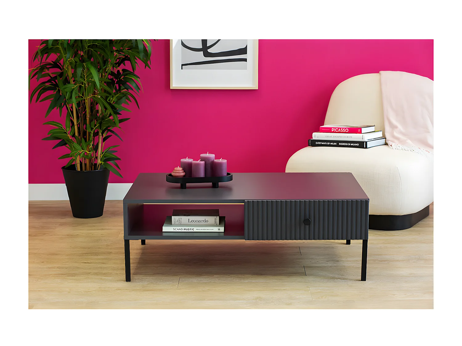 TABLE BASSE VIENA Gris