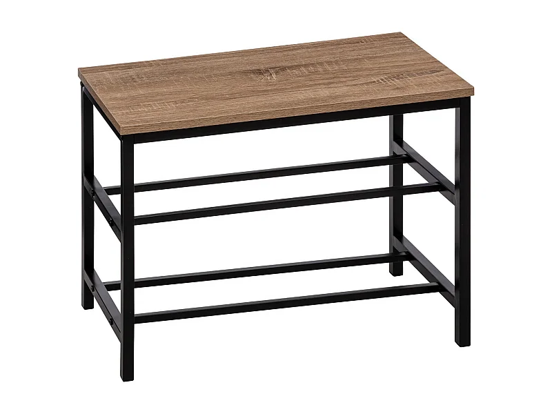 Range-chaussures et Banc avec 2 étagères de rangement