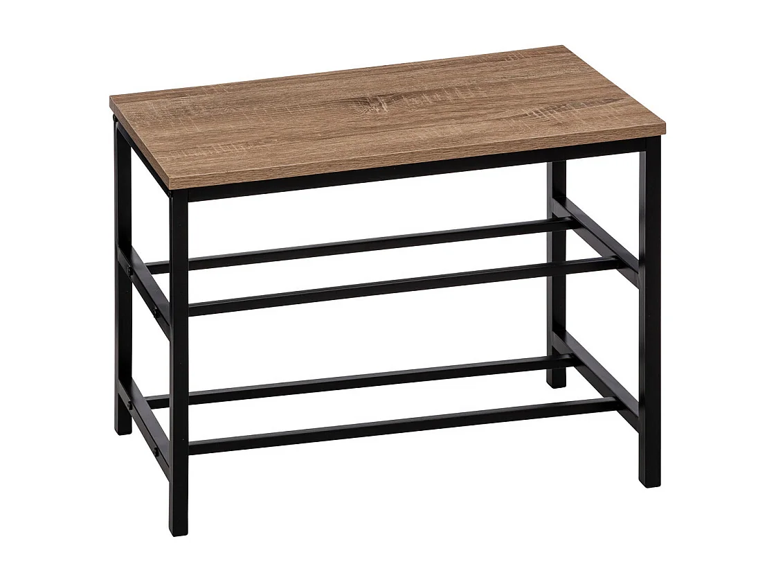 Range-chaussures et Banc avec 2 étagères de rangement