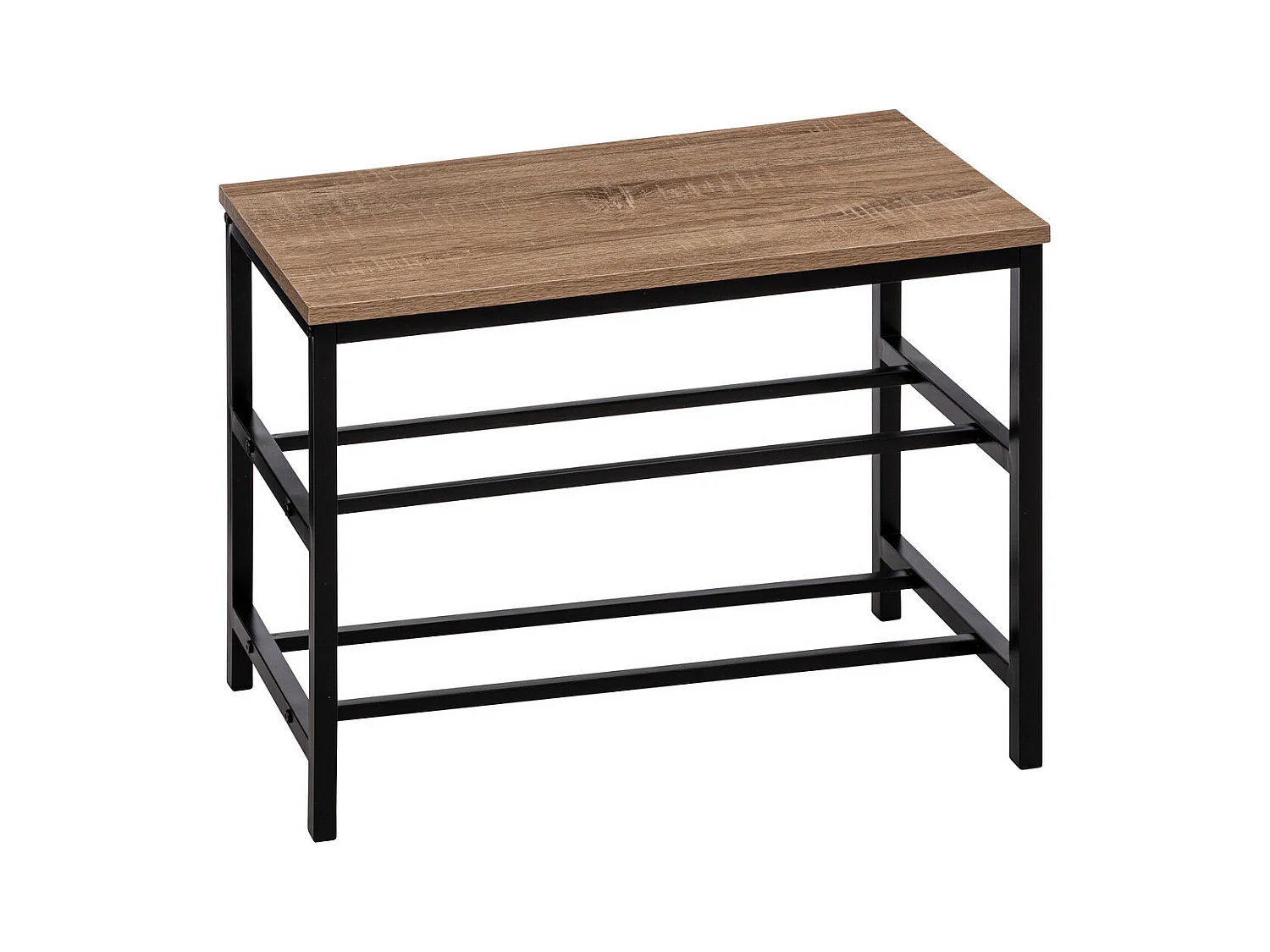 Range-chaussures et Banc avec 2 étagères de rangement