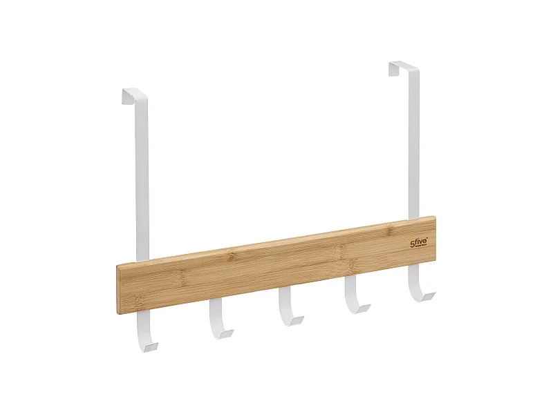 Porte-Serviettes en Bambou "Natureo" 40cm Blanc