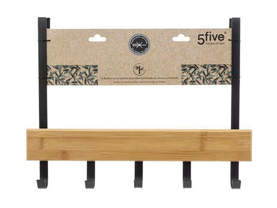 Porte-Serviettes en Bambou "Natureo" 40cm Noir