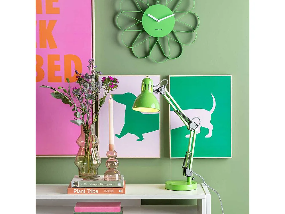 Lampe de table Funky Hobby H52cm Vert  Present Time