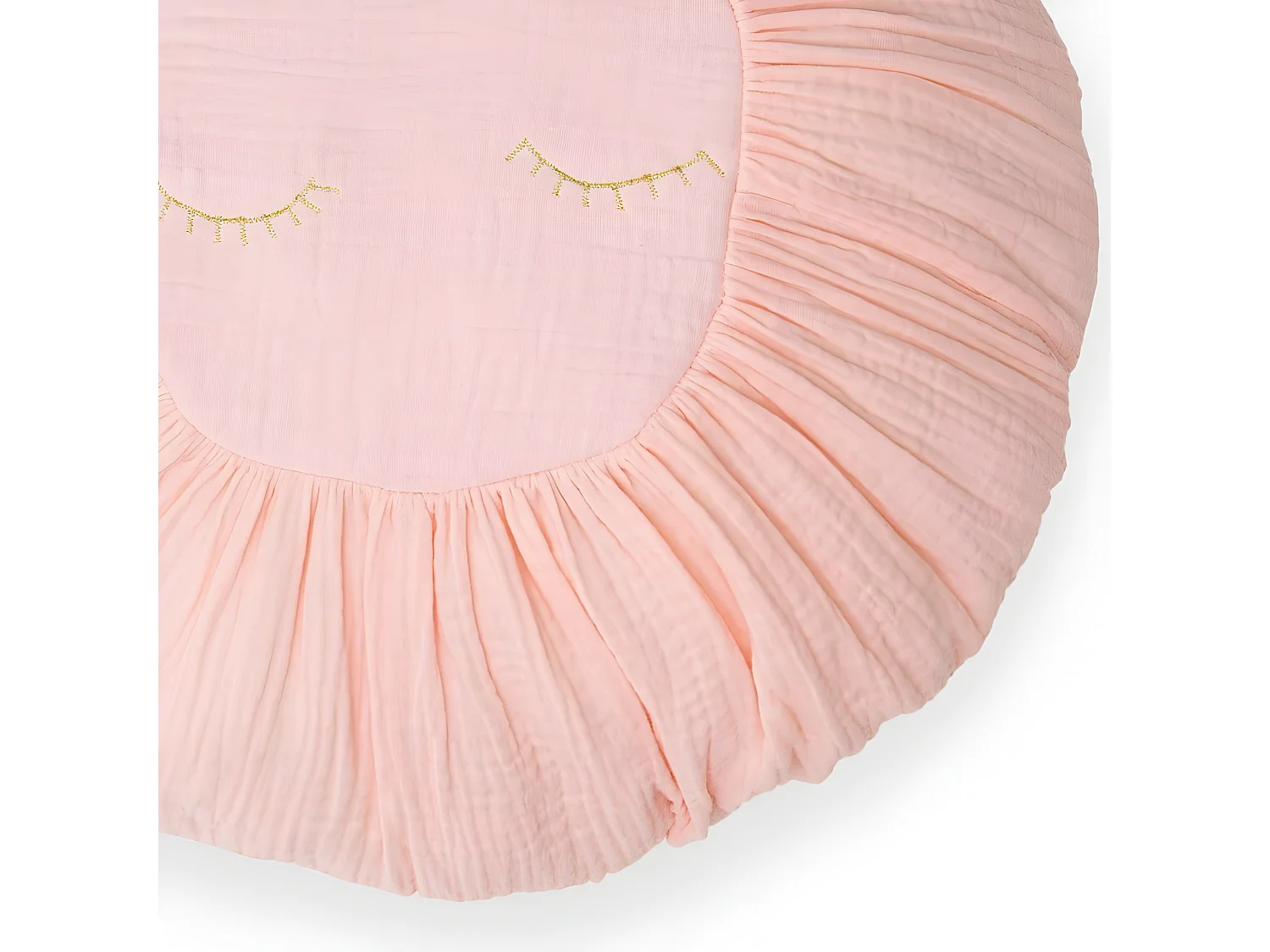 Almofada de algodão rosa 11x35x35cm