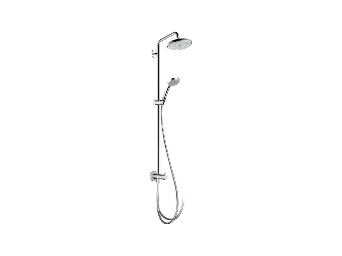 Colonne de douche ou bain douche sans robinetterie HANSGROHE Croma 220 chromé
