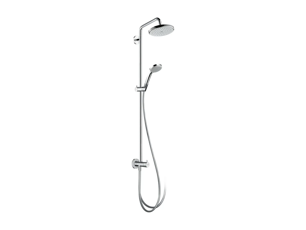 Colonne de douche ou bain douche sans robinetterie HANSGROHE Croma 220 chromé