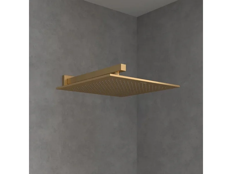 Douche de tête 350 VILLEROY ET BOCH Universal rectangle Or brossé