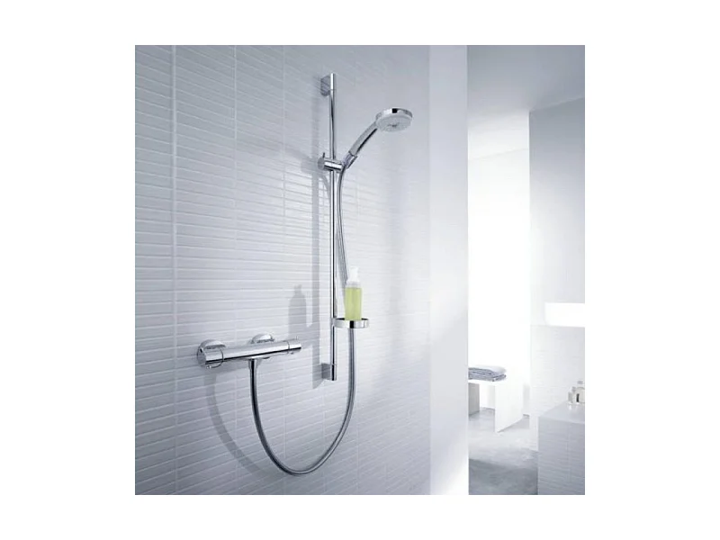 HANSGROHE Conjunto de ducha Croma + termostático Vario, barra 65cm
