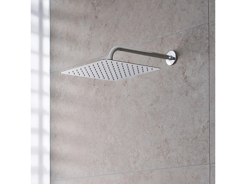 Douche de tête carrée DURAVIT Universal 20 cm chromé