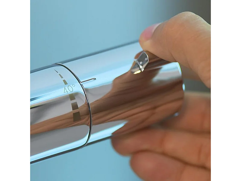 Pack mitigeur douche thermostatique HANSGROHE Ecostat 1001 CL + Barre et pommeau de douche Crometta Vario 2 jets Chromé