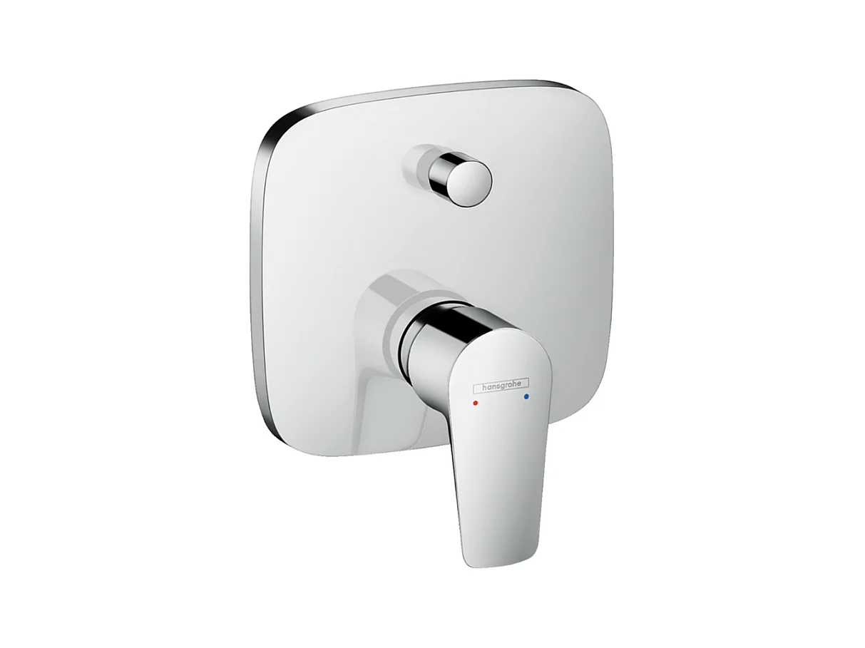 Façade mitigeur bain douche encastré 2 sorties HANSGROHE Talis E chromé