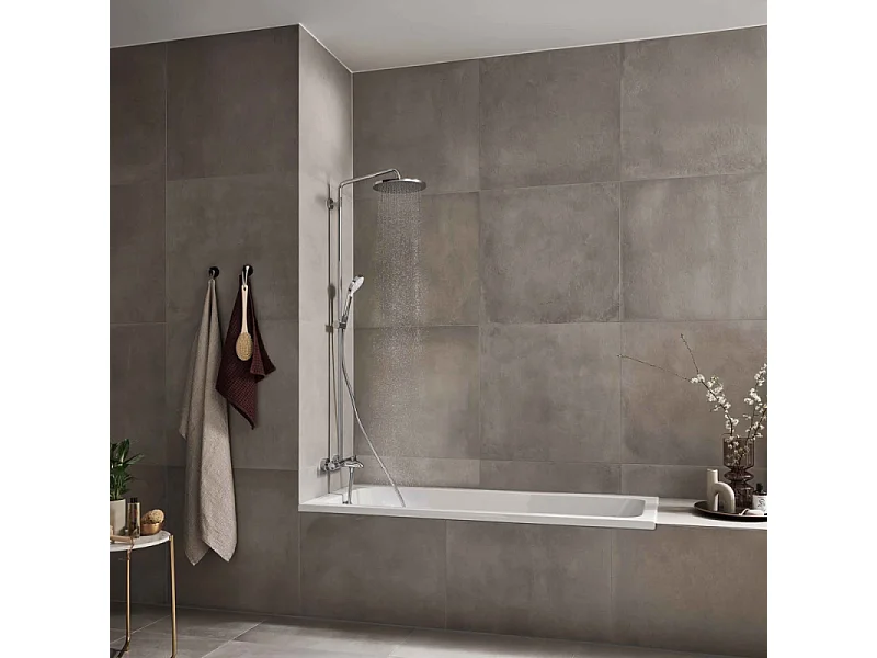 Colonne bain douche thermostatique HANSGROHE Croma Select S 280 chromée + nettoyant Briochin