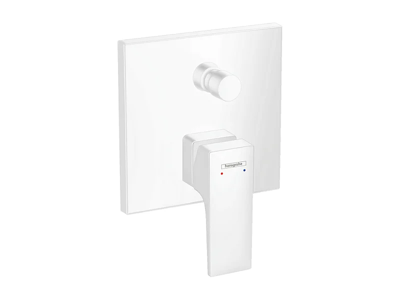 Façade mitigeur bain douche encastré 2 sorties HANSGROHE Metropol blanc mat