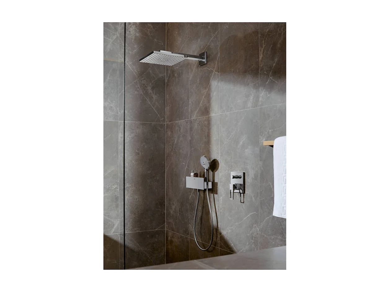 HANSGROHE Façade Metropol mitigeur bain douche encastré poignée étrier Chromé avec corps encastré et outil