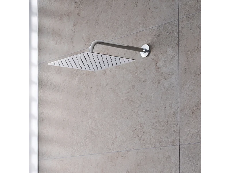 DURAVIT Cabeza de ducha universal cuadrada 30 cm cromo