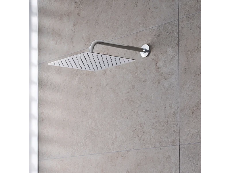 DURAVIT Cabeza de ducha universal cuadrada 30 cm cromo