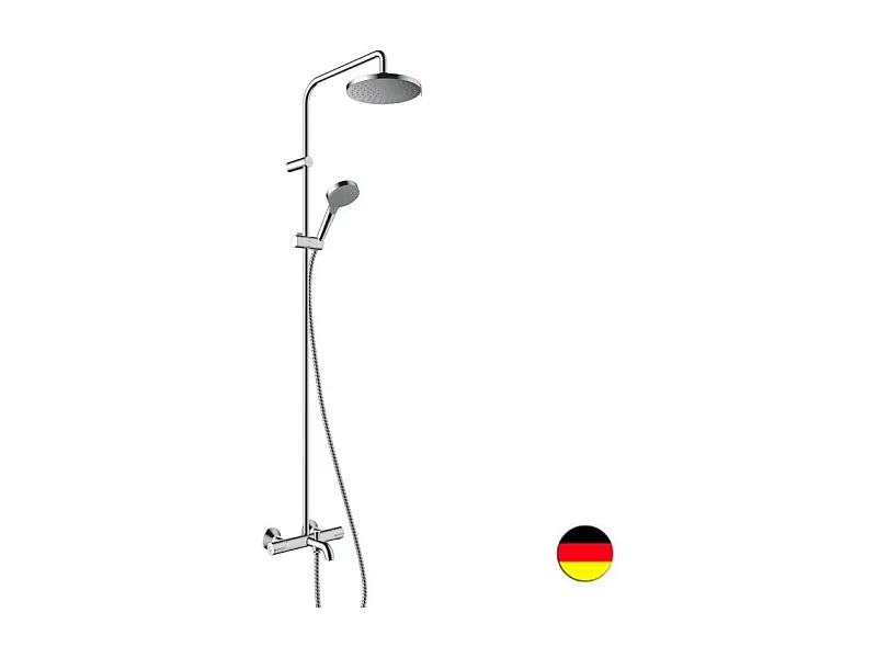 Columna de ducha de baño termostática HANSGROHE Vernis Blend 200 cromo