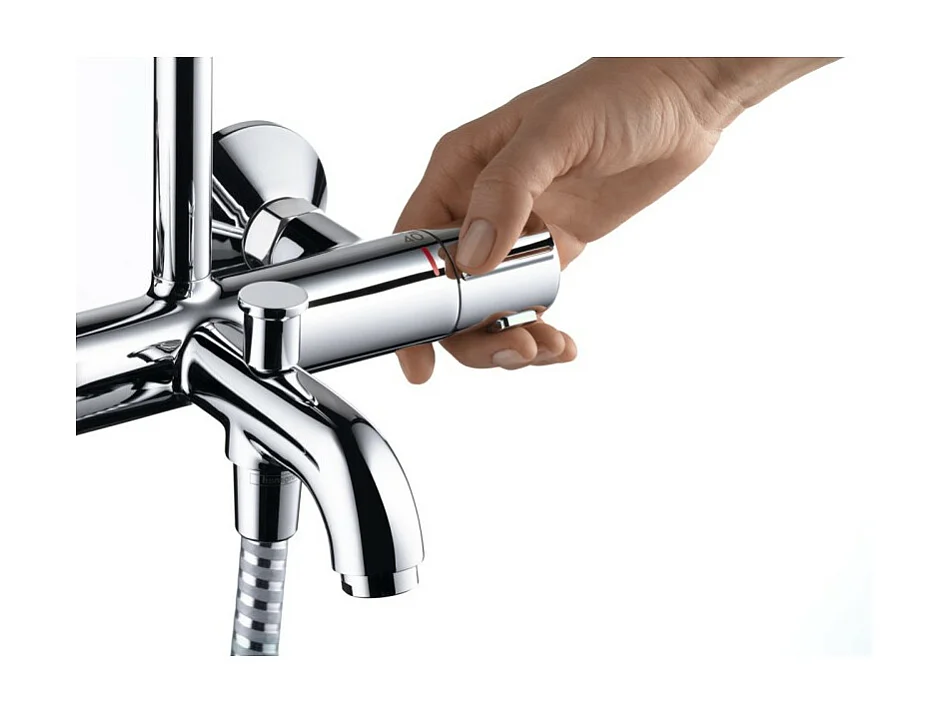 Columna de ducha de baño termostática HANSGROHE Vernis Blend 200 cromo