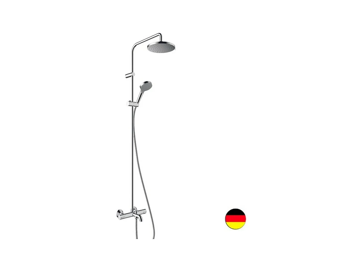 Colonne bain douche thermostatique HANSGROHE Vernis Blend 200 chromé