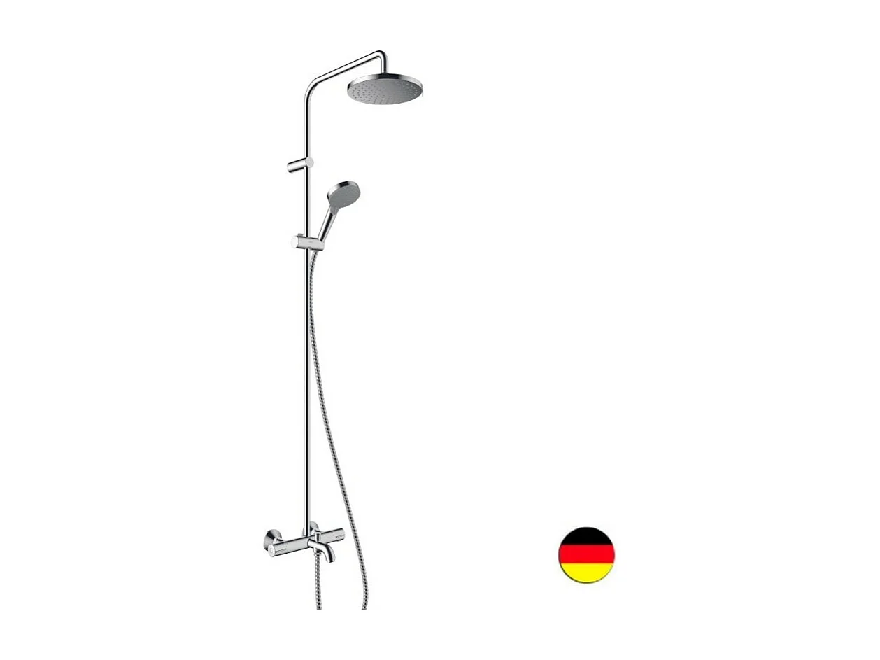 Columna de ducha de baño termostática HANSGROHE Vernis Blend 200 cromo