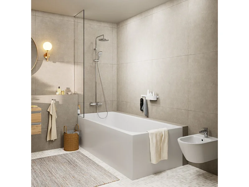 Colonne bain douche thermostatique HANSGROHE Vernis Blend 200 chromé