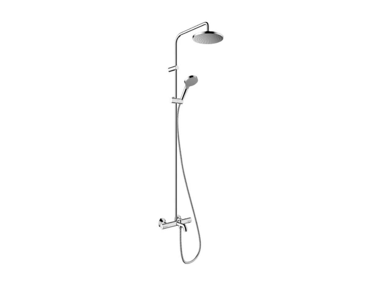 Colonne bain douche thermostatique HANSGROHE Vernis Blend 200 chromé