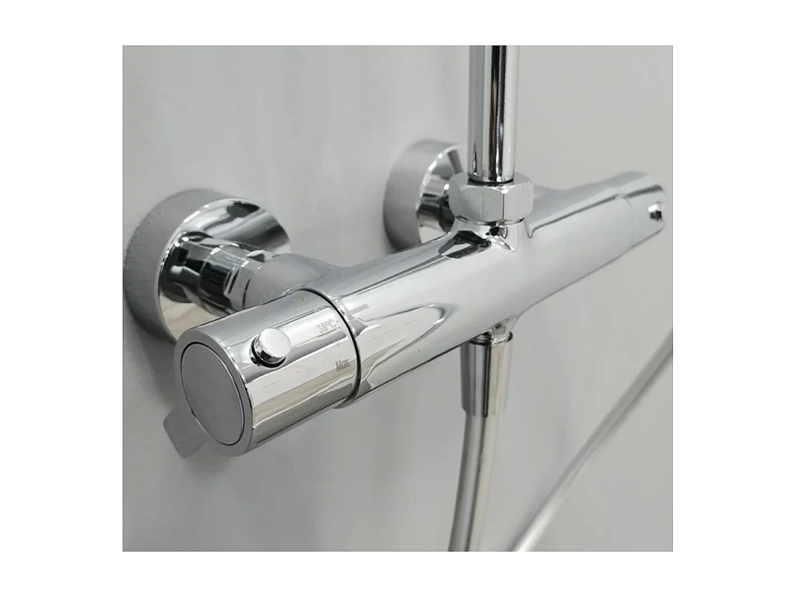 KINEDO Colonne de douche thermostatique Aquatica chromée