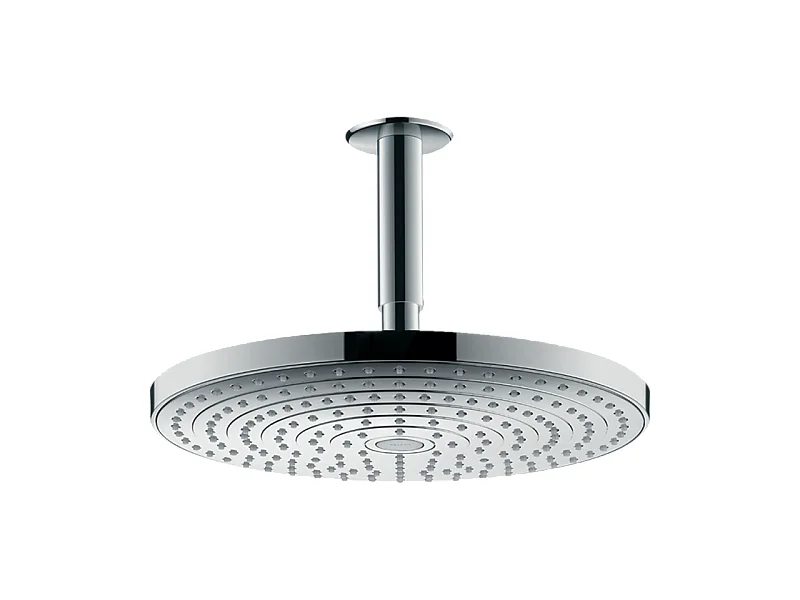 HANSGROHE Raindance Select S 300 ducha fija de 2 chorros con conexión de techo cromada