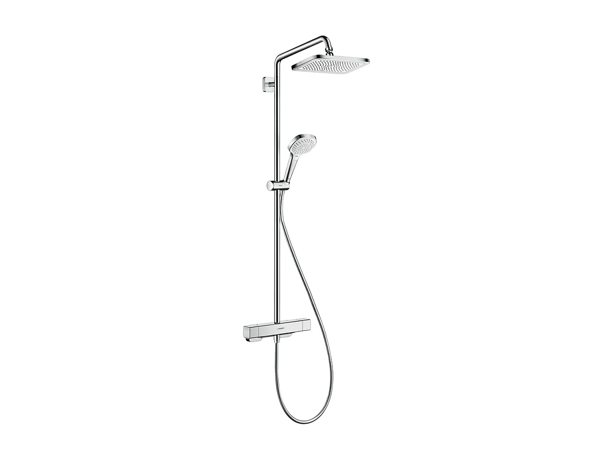 HANSGROHE Croma E 280 EcoSmart columna de ducha termostática cromada