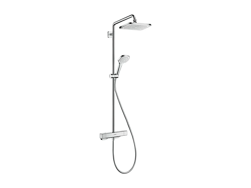 HANSGROHE Croma E 280 EcoSmart columna de ducha termostática cromada