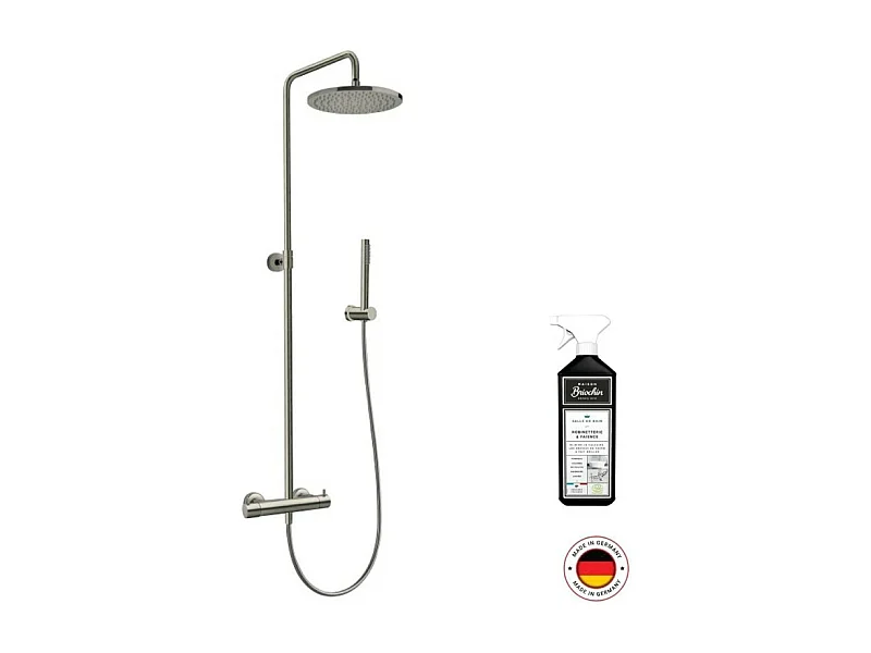 Colonne de douche PAINI Sélène Cox Grey Acier + nettoyant Briochin